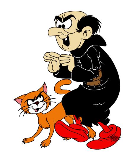 smurfs gargamel cat.